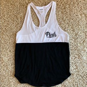 VS PINK racerback tank top.